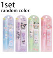 【Funny Bunny Toy Store】0.5Mm Mechanical Pencil Lead Set Kawaii Anime Kuromi My Melody Cute Students Stationery Color. 