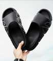 Unisex Eva Slide Slipper Grey And Black gents eva slippers light weight eva linen slippers Bedrom Non-Slip Slip Sandal For Mens Soft Chapple Slides Slipper. 