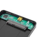 2.5 inch Hard Disk Case SATA to USB 2.0 HDD Box Hard Drive Enclosure SSD Disk Case 2.5" USB2.0 HD External HDD Enclosure. 