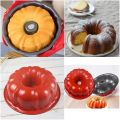 Heavy Duty Stainless Carbon Steel Non-stick Flucent Tube Donut Shape Cake Baking Mold Pan. 