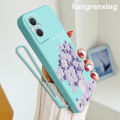 Casing Oppo Reno S5 5G Reno 7 z 5G ren7 Z 5G phone case softcase liquid silicone protector smooth shockproof bumper cover new design comic flower cartoon ytyhh01. 