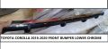 Toyota Corolla 2018-2020 Front Bumper Lower Protection Chrome Garnish. 