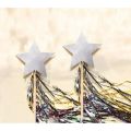 Silver Five Pointed Fairy Magic Wand Star Stick Princess Favor Birthday Gift Girl Toys Gold Kids Lovely Toys Party Decoration. 