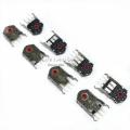 2Pcs Highly Accurate Kailh Decoder 7mm~11mm Red Core Rotary Mouse Scroll Wheel Encoder 1.74mm hole for PC Mouse alps encoder. 