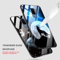 Popular Anti-skid TPU+Toughen Glass ph one Case Cover For Samsung Note8/Note9 S8 S9 Plus. 