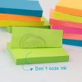 Pack of 100 - Compact Size Sticky Notes size 2 x 3 Inches, Bright Colors Self-Stick Pads, Easy to Post for Home, Office, Notebook. 
