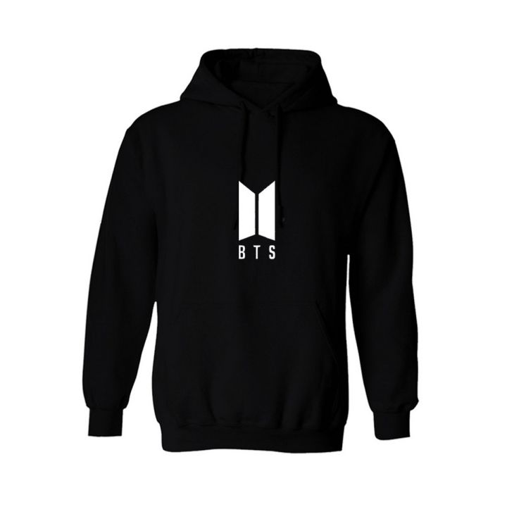 BTS Fleece Hoodie Kangaroo Pocket Pullovers Fashion Long Sleeves Hoodies Winter Wear Export Quality Hoody For Men