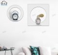 Round square Wall Shelf, Wall Shelves, Wooden Wall Shelf For kids, girls, bed room, Laser cut floating Shelf. 