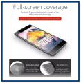 For One Plus 3T/ 1+3T GORILLA Tempered Glass Screen Protector Full Cover - Black. 