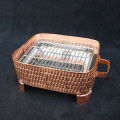 Copper BBQ Grill | Size 9x7 inches | Regular size | Hammered Design. 