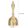 Brass Hand Call Bells Sturdy Handle Loud Ringing Bell For Weddings School Cl LLI. 
