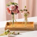 Gold Decor Vase,Flower Vase Glass Test Tube. 