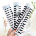 12 Pcs Black Hair Clip Set | Simple Side Bangs Clip | Cute Hair Accessories for Girls | Hair Fixing & Styling Clips. 
