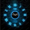 Acrylic Modern Light Wall Clock, Light Wall Clock, Night Wall Clock, Clock. 
