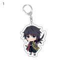 Keyring Two-sided Decorative Acrylic Demon Slayer Anime Keychain for Gift. 