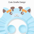 【Big-Sales】 Cute Cartoon Baby Shower Cap Bathing Protection Adjustable Hair Washing Hat Head Cap For Toddlers Kids Baby 0-6 Years.