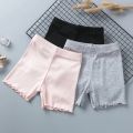 Pack of 3 100% Cotton Girls Safety Pants Top Quality Kids Short Pants Underwear Children Summer Cute Shorts Underpants For 3-10 Years Old. 