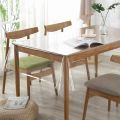 6 Seater Table cover (5X7.5 Ft) Clear/Transparent  dining Table cloth Protector Waterproof/Oil-Proof Rectangle Easy Clean Table Cover For Kitchen Dining Table, Family Gathering Party Holidays. 
