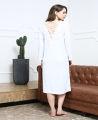 Luhily Woman Winter Nightgown Warm Stylish Nightdress. 