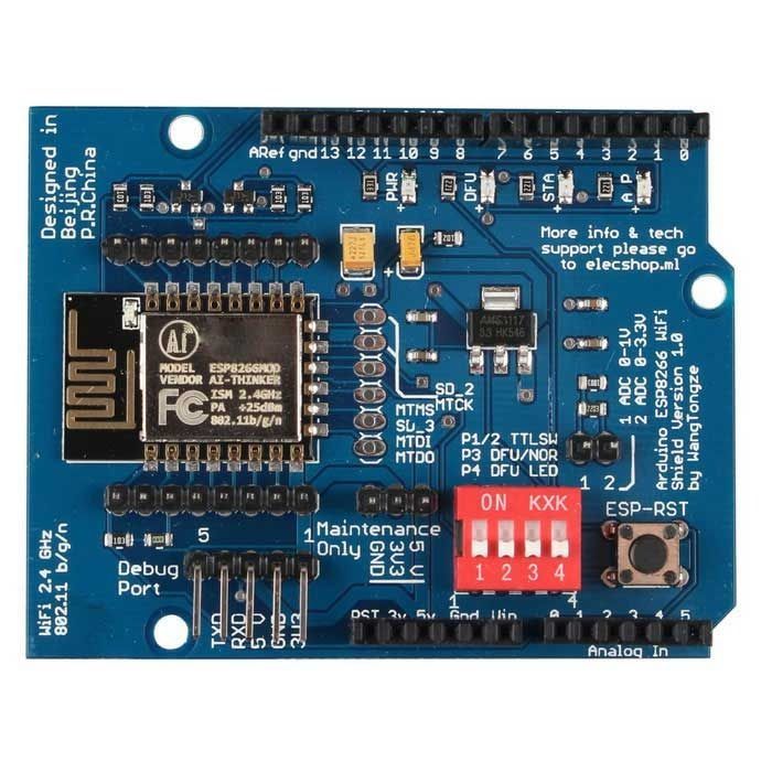 Arduino ESP8266 Wi-Fi Shield V1.0