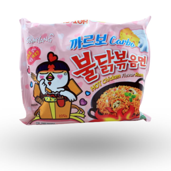 Samyang Carbonara 140g Hot Chicken Ramen - Samyang Noodles - Korean Noodles