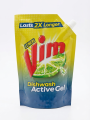 Vim Lemon Dishwashing Liquid Pouch 750ML. 