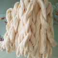 Sewing thread thick stitch quilt thread household handmade needle and thread white hand stitched thick thread unbleached pure cotton thread. 