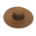 Hawaiian Style Summer Hat Solid Color Straw Sun Cap UPF 50 Straw Hat For Women Roll Up Floppy Hat For Summer Women's Wide Brim Sun Hat. 