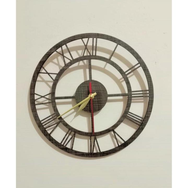 Classical Wall Clock, Home Decor, Laser Cut