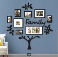 3D Wooden Wall Family photo/picture Tree With Picture Large Size Frames, Wooden Family Tree Photos Frame  wall decoration item  room decoration item decorating item photo frame  home decoration item. 