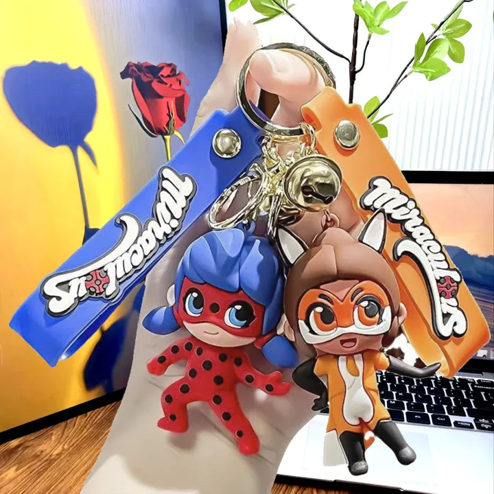 Cartoon%20Miracle%20Girl%20Keychain%20Cute%20Exquisite%20Doll%20Bag%20Charm%20Anime%20Peripheral%20Car%20Keychain%20Wholesale%20-%20Image%203