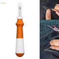 Seam Ripper Lightweight Sewing Thread Remover Rubber Handle Stitch Unpicker. 