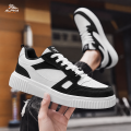 Alpha Wear Black & White Sneakers for Men & Women | Unisex Casual Shoes | Lightweight Fashion Joggers with Thick Sole | Comfortable Walking Shoes for Daily Wear | UK Size 6–11. 