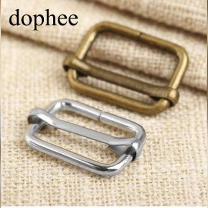 12pcs Metal adjustable square ring buckles garment belt DIY Needlework Luggage Sewing handmade Bag purse