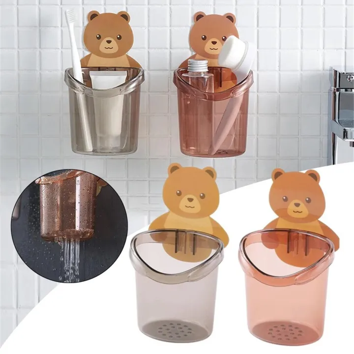Toothbrush%20Holder%20Cute%20Bear%20Storage%20Rack%20Wall-mounted%20Bathroom%20Accessories%20Set%20Tooth%20Brush%20Stand%20Shelf%20Bathroom%20Accessories%20-%20Image%202
