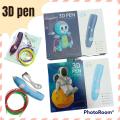3D printing pens 3D pens 3D drawing pens with wire and charging cable no hot part little kids can use this , chargeable device. 