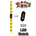 New Paw Patrol Pokemon Anime Kawaii Pika Chuka Ibrabra Jingle Cat Pa Digital Waterproof LED boy girl Watch Kid Birthday Gift Toy. 