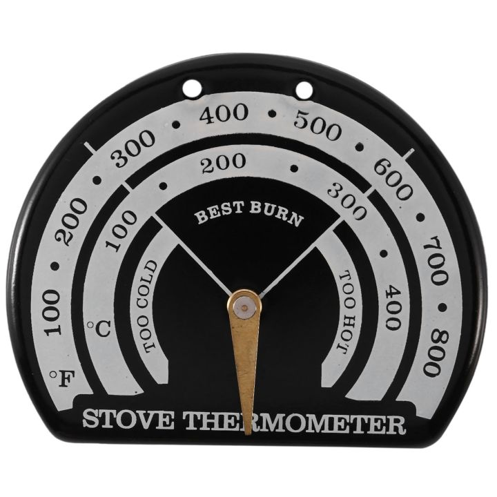 Stove Thermometer Magnetic Wooden Stove Fireplace Stove Fan Meter Thermometer