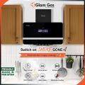 Mega Madness Combo Deal 3 Glam Gas Range Hood Windy12 & Built-in Hob Black Berry. 