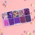Glass Seed Beads for Jewelry Making, Small Beads for Bracelets Rings Necklaces Making dark. 