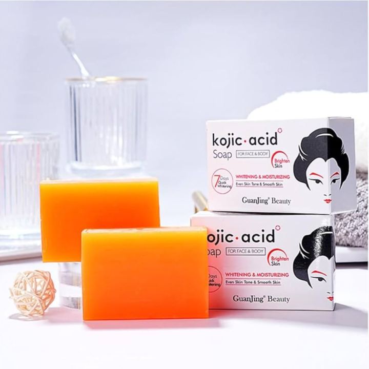 Guanjing%20Kojic%20Acid%20Soap%207%20Days%20Glowing%20&%20Moisturizig%20body%20Soap%20120g%20GJ7164%20-%20Image%205