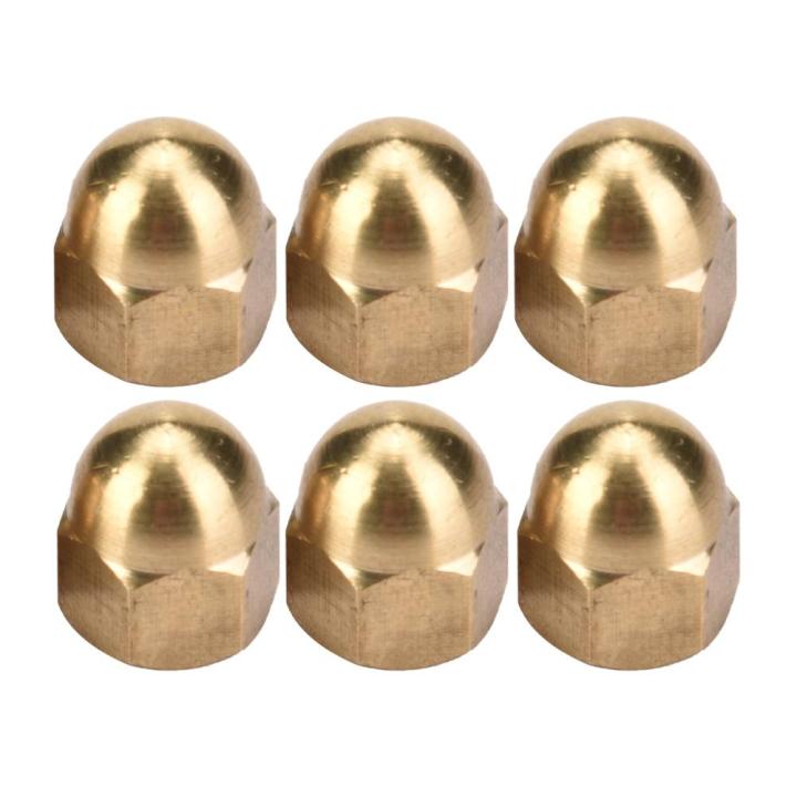 Brass Acorn Nut Kit Dome Head Cap Hex Nuts Set Vehicle Fasteners M3-M12