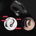 New V9 Single Wireless Bluetooth Earphone with Mic Handsfree Earbuds Stereo Headphones Business In ear Headsets Black. 