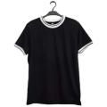 Black T Shirt With Good Quality Good Fabric Stich In Half Sleeves T Shirts For Men. 