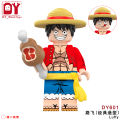 New Luffy Building Block Mini Toys Figure Anime Cartoon Toy Collectable Figures DY601-602. 