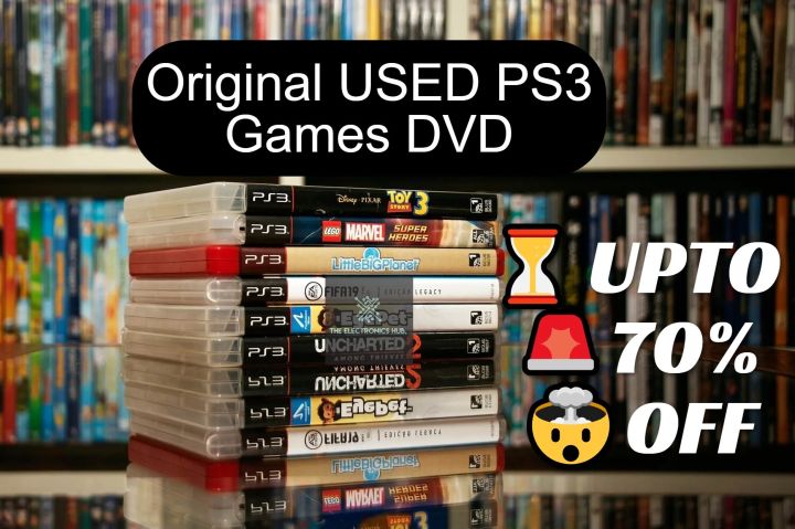 PS3 Games Playstation 3 Game ( Choose and Buy!!! ) USED Original Play Station Console CD DVD Drive Blue Ray PC