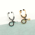 Stethoscope Brooch Medical Badge Pin For Medical Students Nurses Doctors Paramedics Pharmacists. 