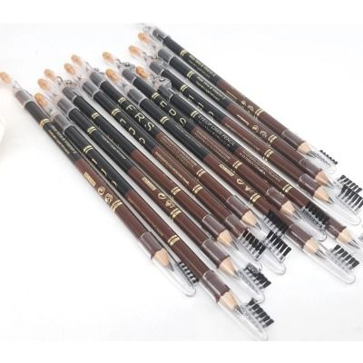 Eyebrow Pencil Black & Brown Double Shade Eyebrow Pencil 2in1