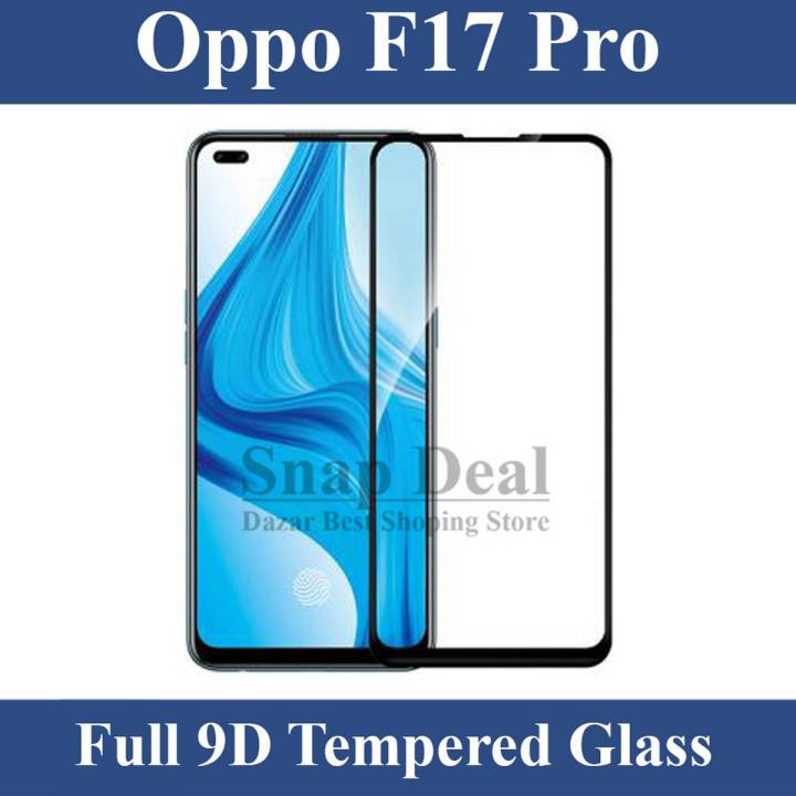 Oppo F17 Pro Full Black 9D/5D/10D/11D/6D Tempered Glass Screen Protector Edge to Edge Full Glue Premium Quality Film For Oppo F17 Pro