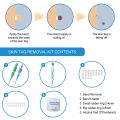 2 In 1 Auto Skin Tag Remover Kit Micro Skin Tag Removal Device Face Care Tools-blue white. 